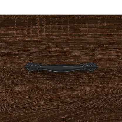 TV Cabinet Brown Oak 102x36x50 cm Engineered Wood