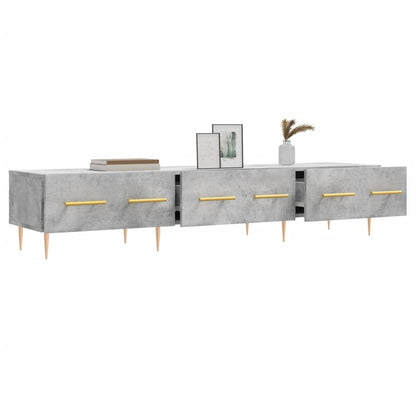 TV Cabinet Concrete Grey 150x36x30 cm Engineered Wood