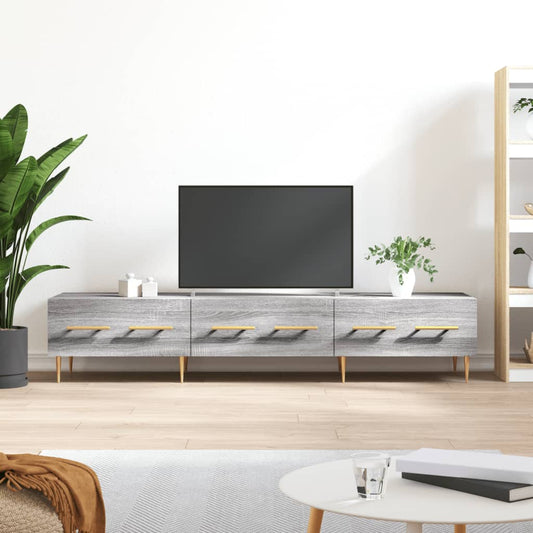 TV Cabinet Grey Sonoma 150x36x30 cm Engineered Wood