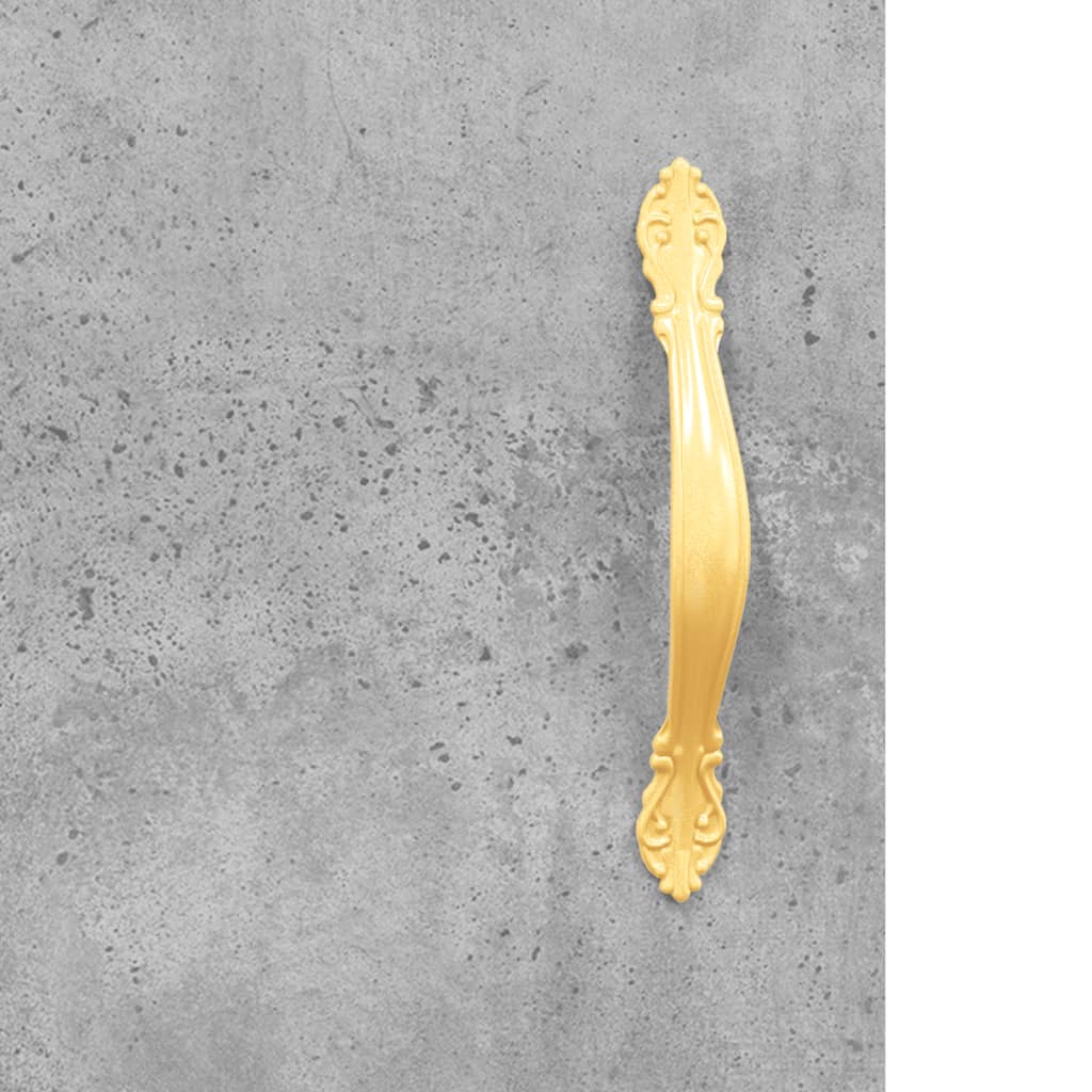 Desk Concrete Grey 140x50x75 cm Engineered Wood