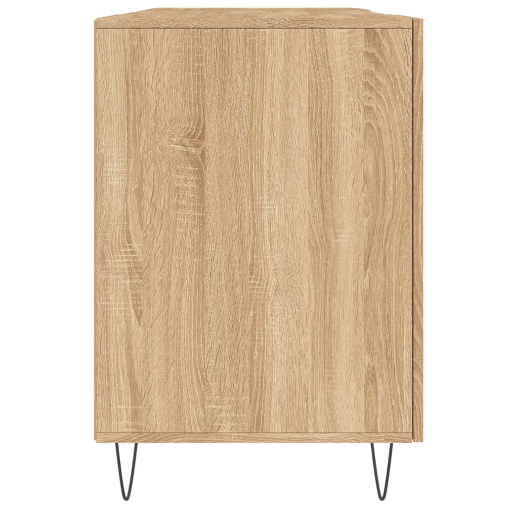 Desk Sonoma Oak 140x50x75 cm Engineered Wood