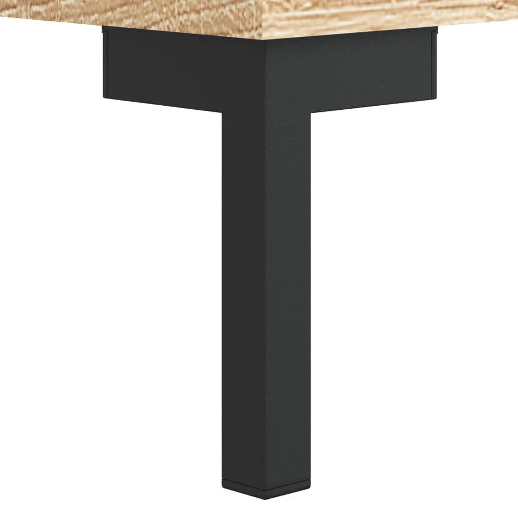 Desk Sonoma Oak 140x50x75 cm Engineered Wood