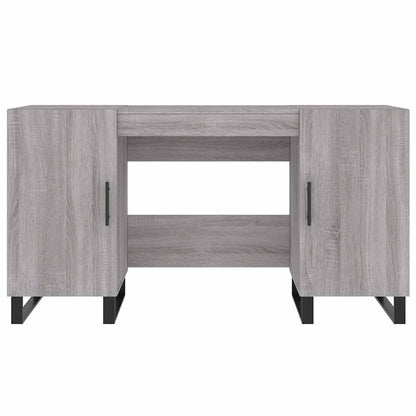Desk Grey Sonoma 140x50x75 cm Engineered Wood