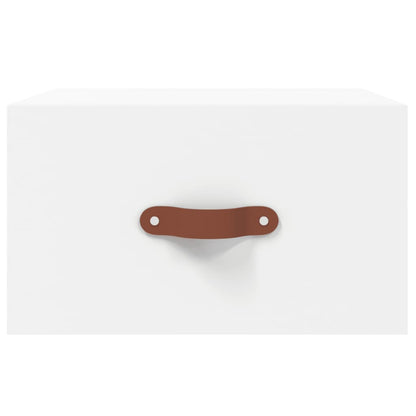 Wall-mounted Bedside Cabinet White 35x35x20 cm