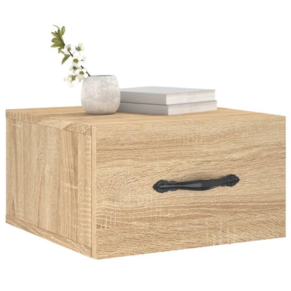 Wall-mounted Bedside Cabinets 2 pcs Sonoma Oak 35x35x20 cm