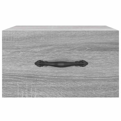 Wall-mounted Bedside Cabinet Grey Sonoma 35x35x20 cm