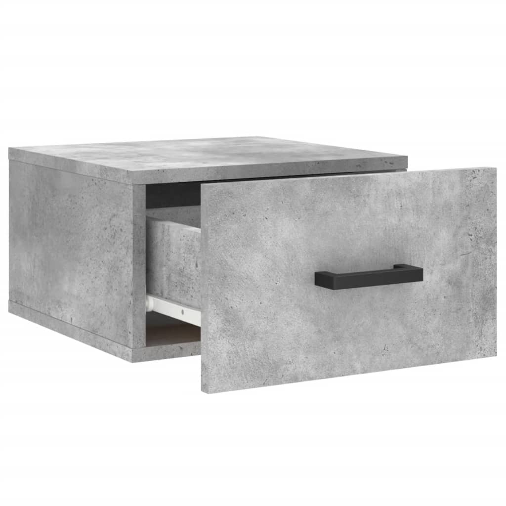 Wall-mounted Bedside Cabinet |  Set of 2 | Square | Modern  |  Modern