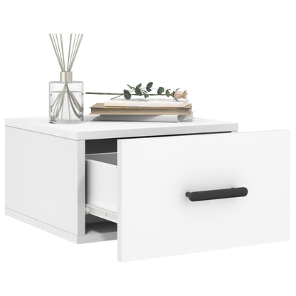 Wall-mounted Bedside Cabinet White 35x35x20 cm