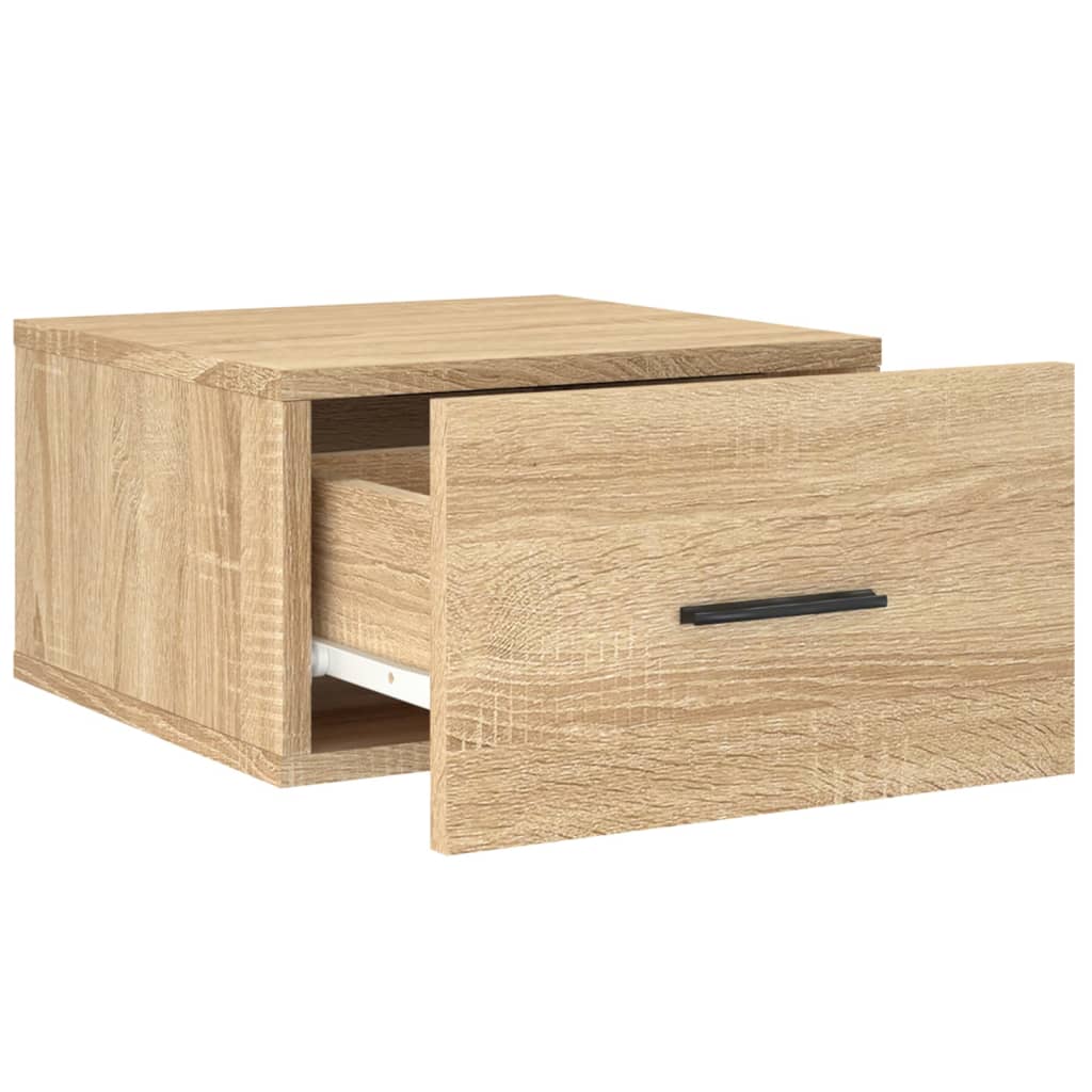 Wall-mounted Bedside Cabinet Sonoma Oak 35x35x20 cm