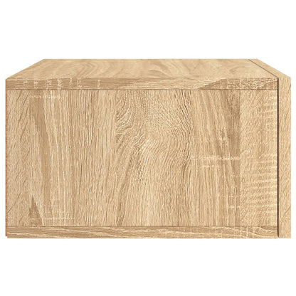 Wall-mounted Bedside Cabinet Sonoma Oak 35x35x20 cm