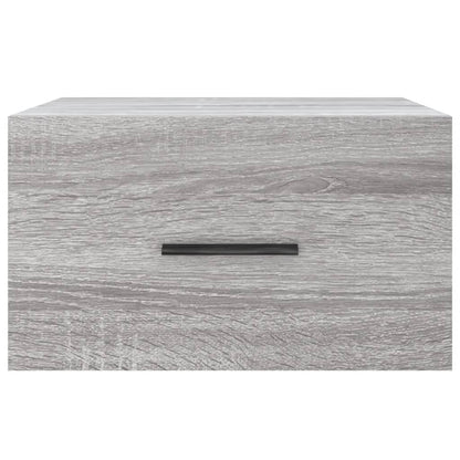 Wall-mounted Bedside Cabinets 2 pcs Grey Sonoma 35x35x20 cm