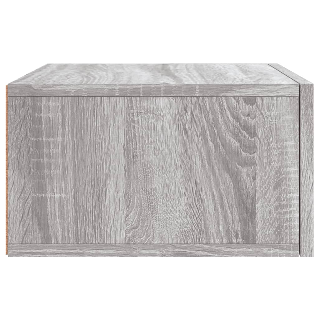 Wall-mounted Bedside Cabinets 2 pcs Grey Sonoma 35x35x20 cm