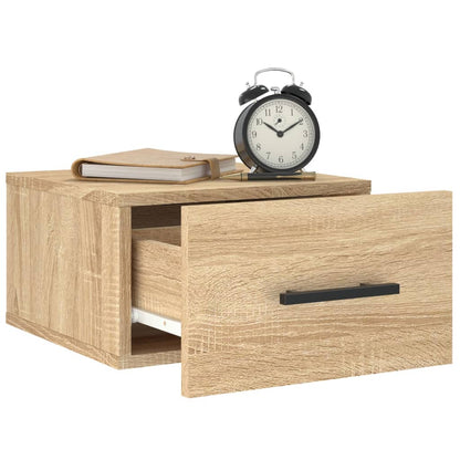 Wall-mounted Bedside Cabinet Sonoma Oak 35x35x20 cm
