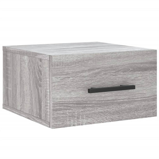 Wall-mounted Bedside Cabinet Grey Sonoma 35x35x20 cm