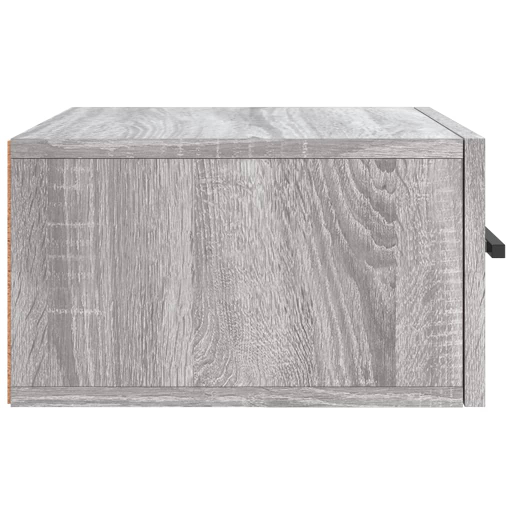 Wall-mounted Bedside Cabinets 2 pcs Grey Sonoma 35x35x20 cm