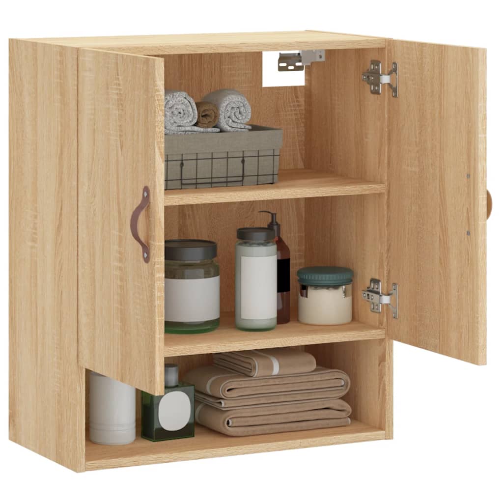 Wall Cabinet Sonoma Oak 60x31x70 cm Engineered Wood