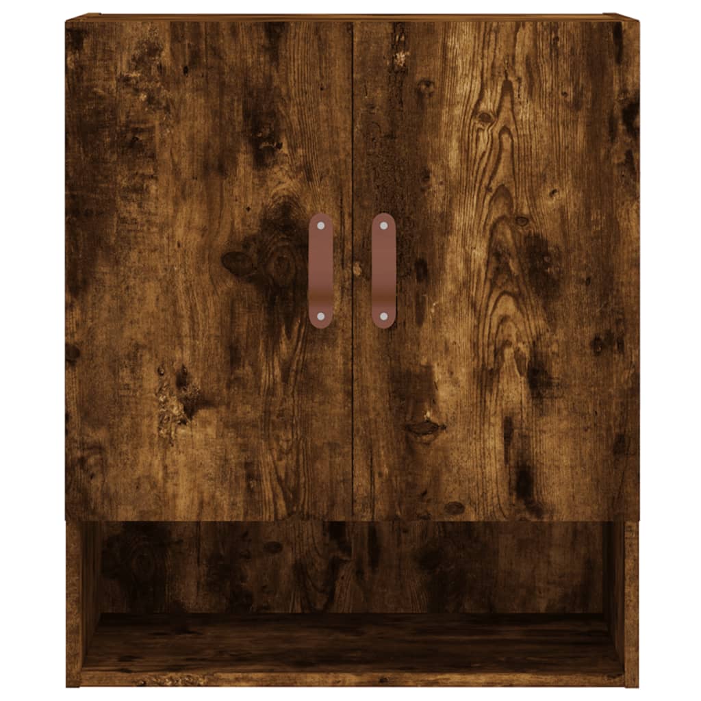 Wall Cabinet Smoked Oak 60x31x70 cm Engineered Wood