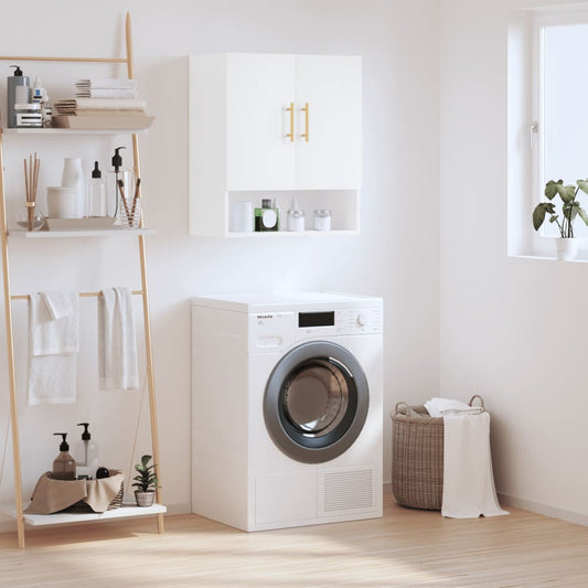 Wall Cabinet White 60x31x70 cm Engineered Wood