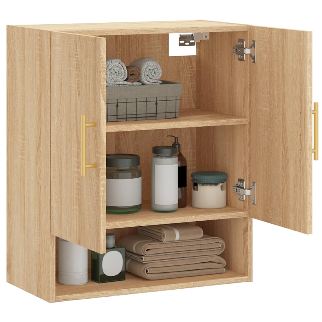Wall Cabinet Sonoma Oak 60x31x70 cm Engineered Wood