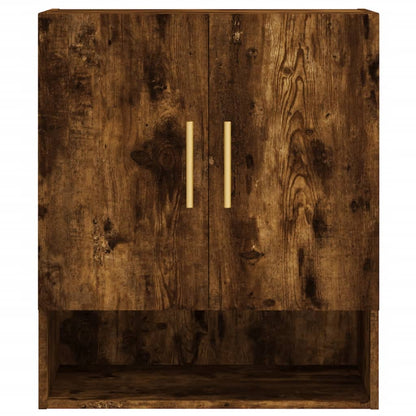 Wall Cabinet Smoked Oak 60x31x70 cm Engineered Wood