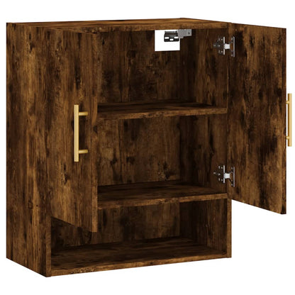 Wall Cabinet Smoked Oak 60x31x70 cm Engineered Wood