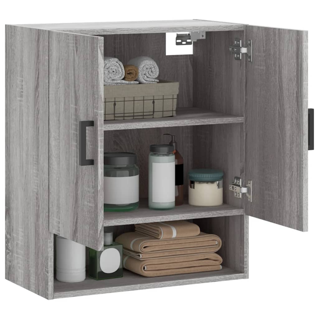 Wall Cabinet Grey Sonoma 60x31x70 cm Engineered Wood