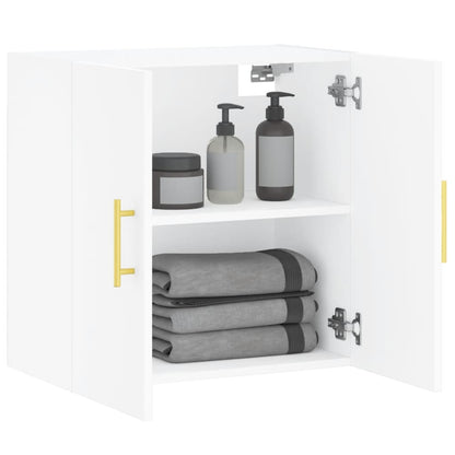 Wall Cabinet White 60x31x60 cm Engineered Wood