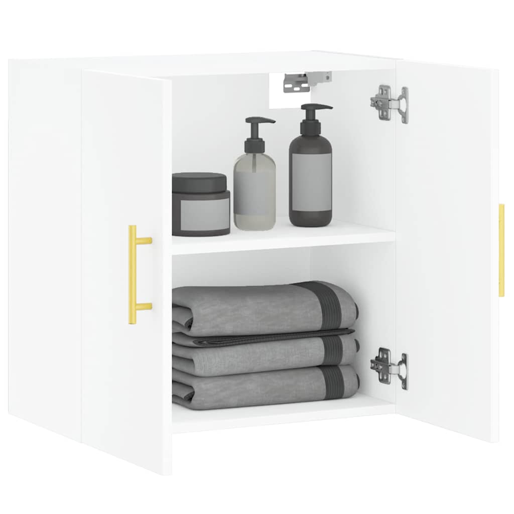 Wall Cabinet White 60x31x60 cm Engineered Wood