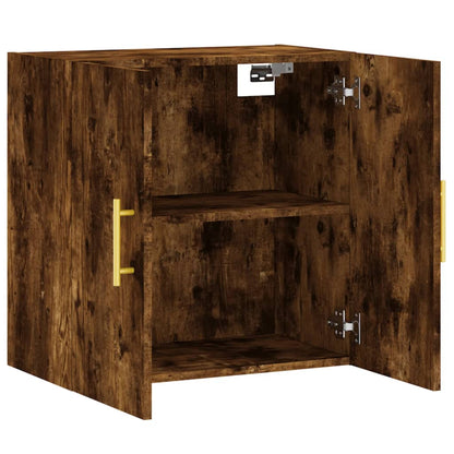 Wall Cabinet | Smoked oak | Engineered wood | Medium | Wall Cabinet