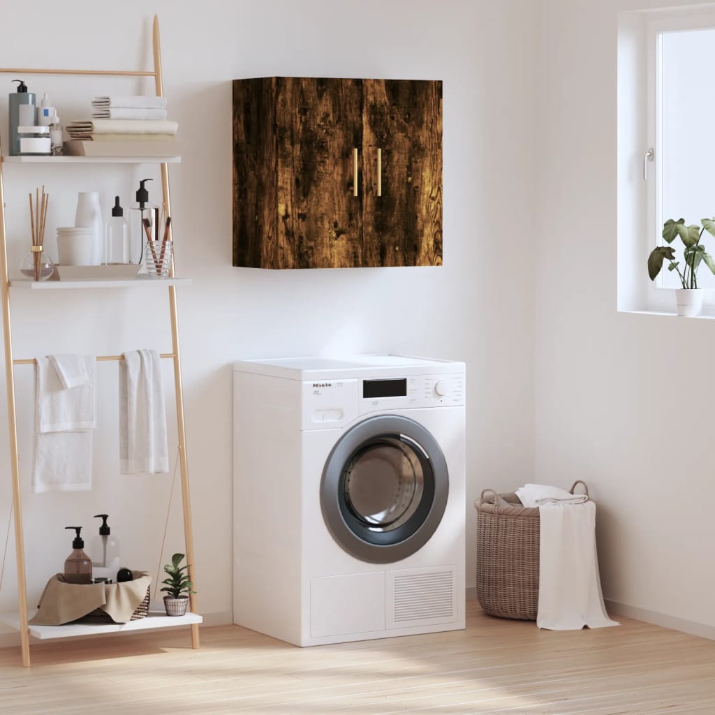Wall Cabinet | Smoked oak | Engineered wood | Medium | Wall Cabinet