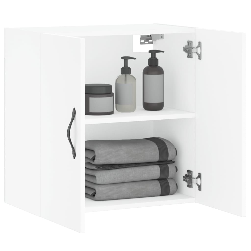 Wall Cabinet White 60x31x60 cm Engineered Wood