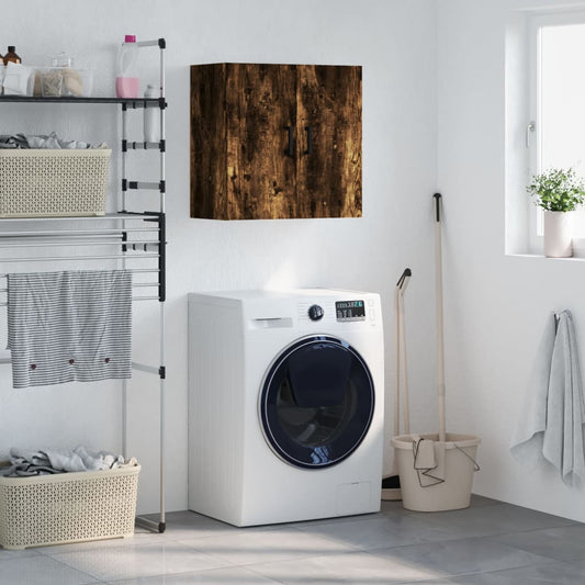 Wall Cabinet | Smoked Oak | Engineered Wood | Medium | Wall Cabinet