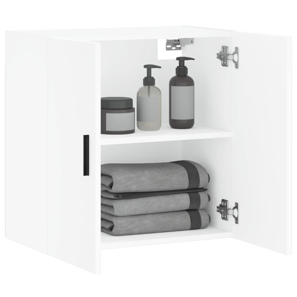 Wall Cabinet | White | Engineered Wood | 60x31x60 cm | Wall Cabinet