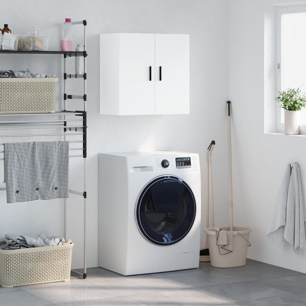 Wall Cabinet | White | Engineered Wood | 60x31x60 cm | Wall Cabinet