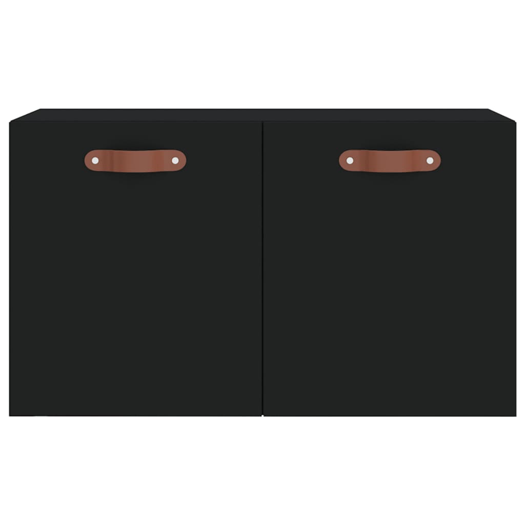 Wall Cabinet Black 60x36.5x35 cm Engineered Wood