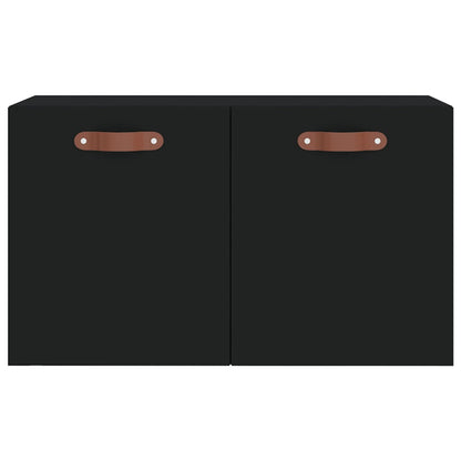 Wall Cabinet Black 60x36.5x35 cm Engineered Wood