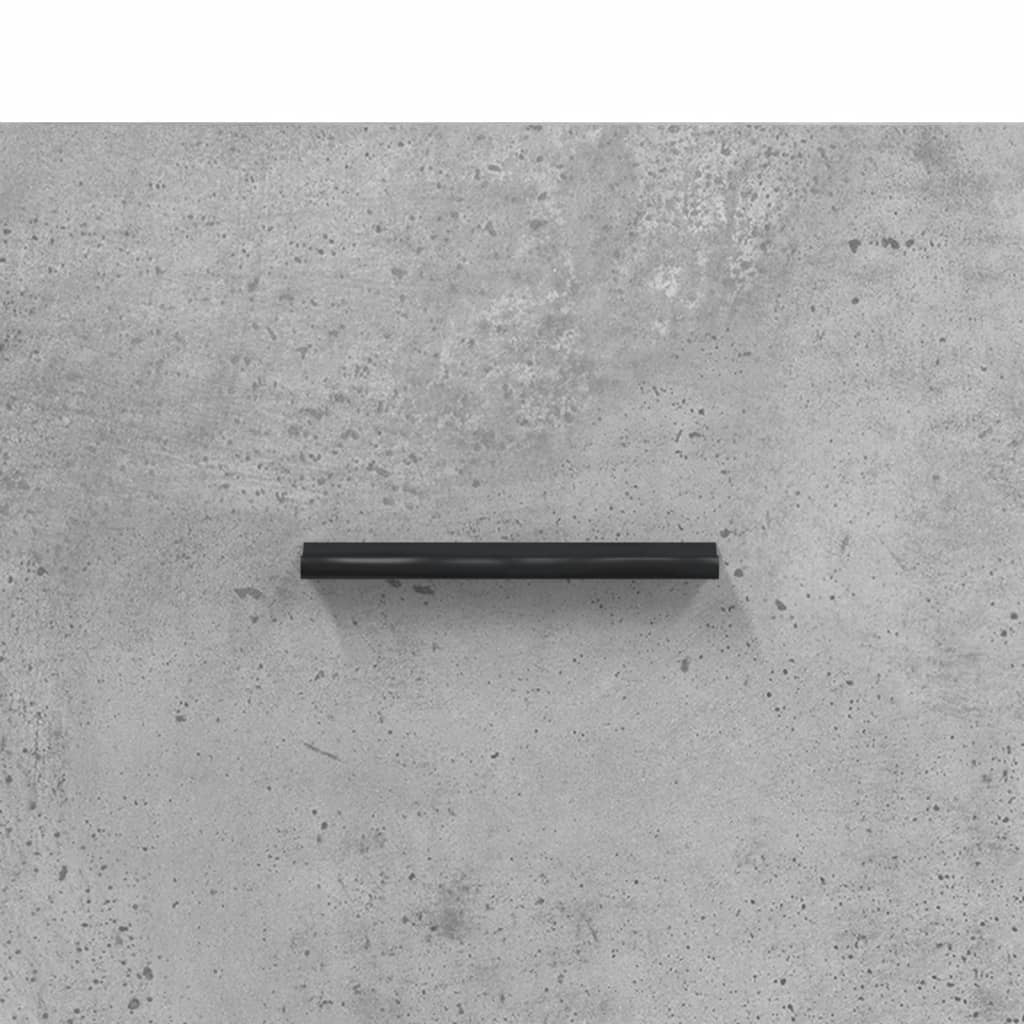 Wall Cabinet Concrete Grey 60x36.5x35 cm Engineered Wood