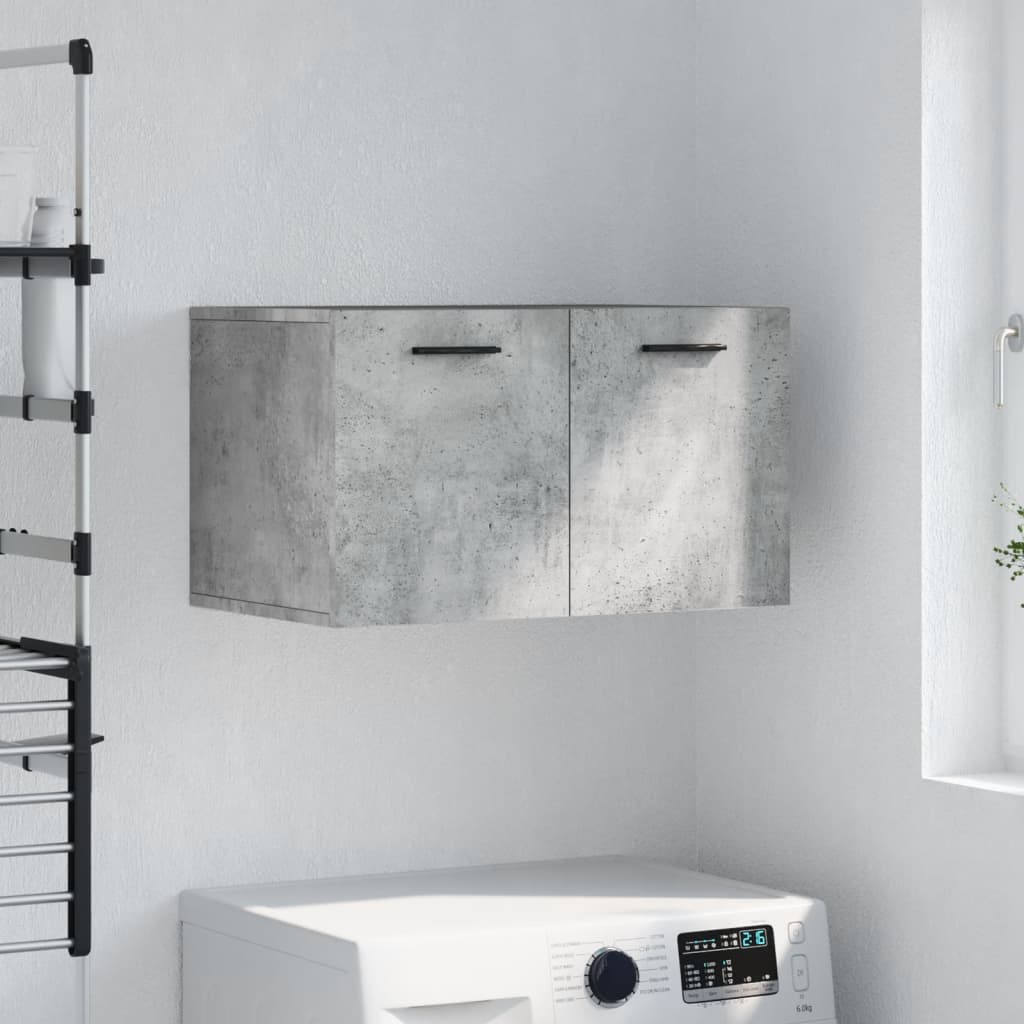 Wall Cabinet Concrete Grey 60x36.5x35 cm Engineered Wood