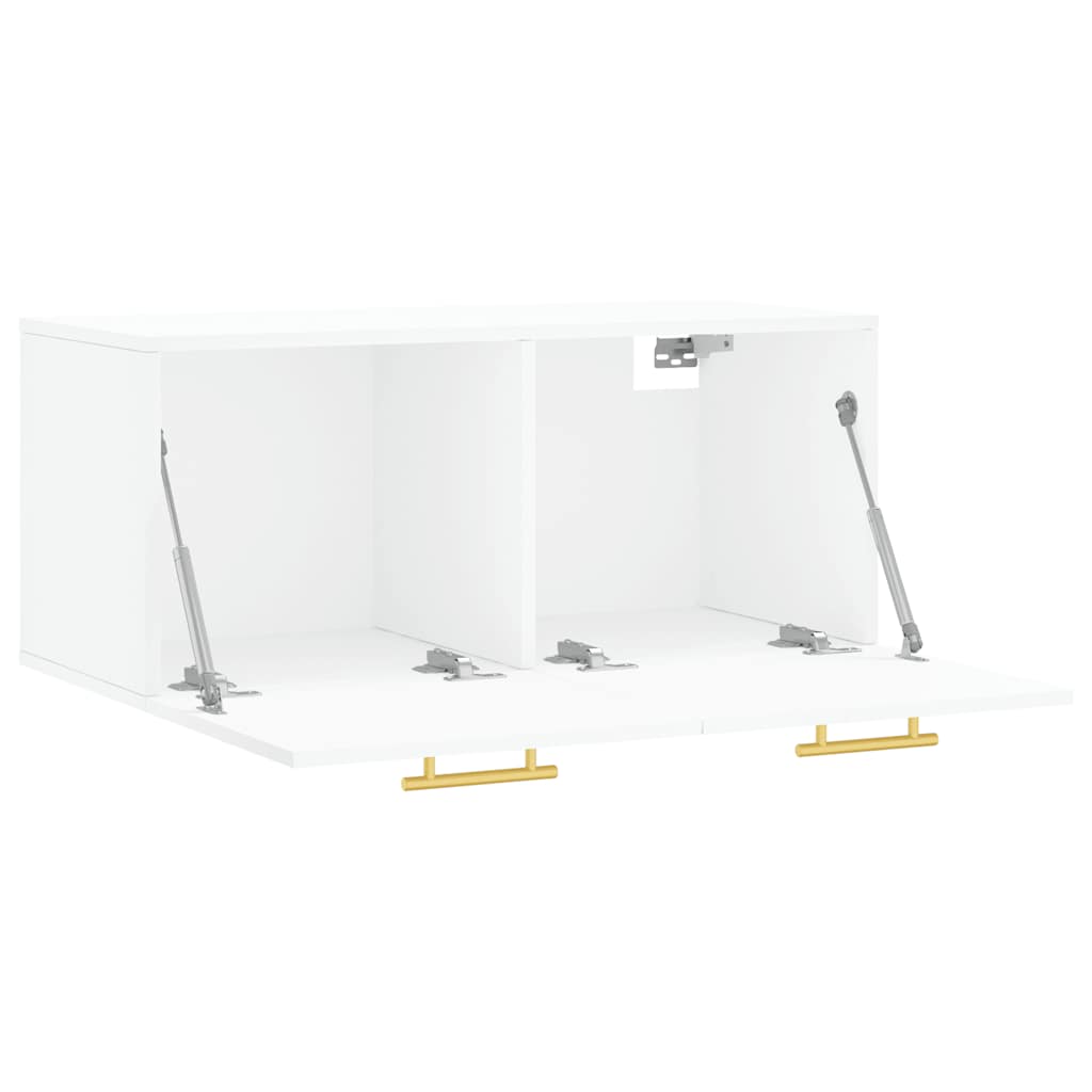 Wall Cabinet White 80x36,5x35 cm Engineered Wood