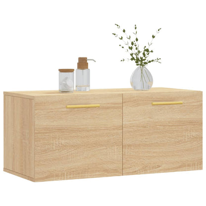 Wall Cabinet Sonoma Oak 80x36.5x35 cm Engineered Wood