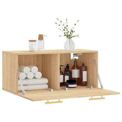 Wall Cabinet Sonoma Oak 80x36.5x35 cm Engineered Wood