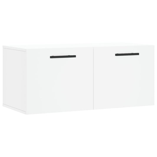 Wall Cabinet White 80x36,5x35 cm Engineered Wood