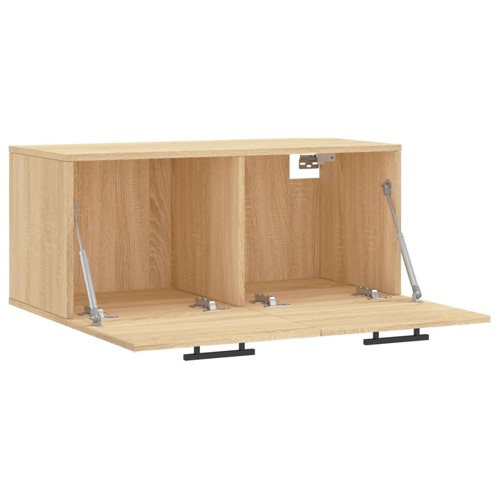 Wall Cabinet Sonoma Oak 80x36.5x35 cm Engineered Wood