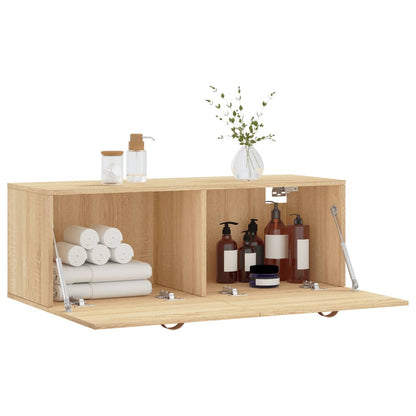 Wall Cabinet Sonoma Oak 100x36.5x35 cm Engineered Wood