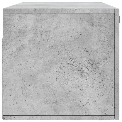 Wall Cabinet Concrete Grey 100x36.5x35 cm Engineered Wood