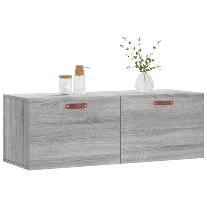 Wall Cabinet Grey Sonoma 100x36,5x35 cm Engineered Wood