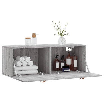 Wall Cabinet Grey Sonoma 100x36,5x35 cm Engineered Wood