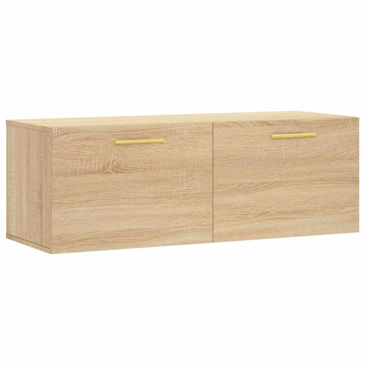 Wall Cabinet Sonoma Oak 100x36,5x35 cm Engineered Wood