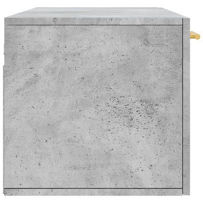 Wall Cabinet Concrete Grey 100x36.5x35 cm Engineered Wood
