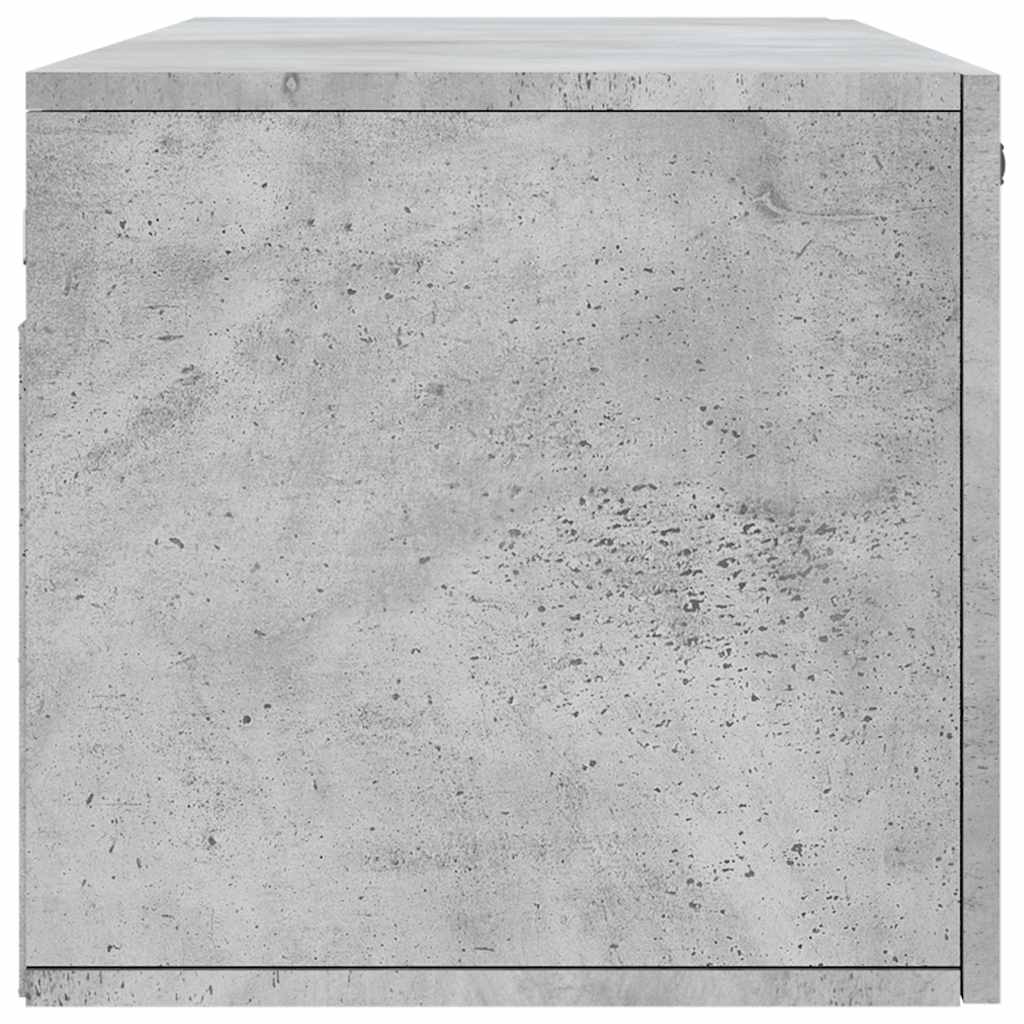 Wall Cabinet Concrete Grey 100x36.5x35 cm Engineered Wood